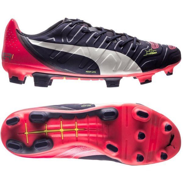 PUMA Evopower 1.2 FG Firm Ground Soccer Cleats Peacoat/White/Bright Plasma - Best Buy Soccer