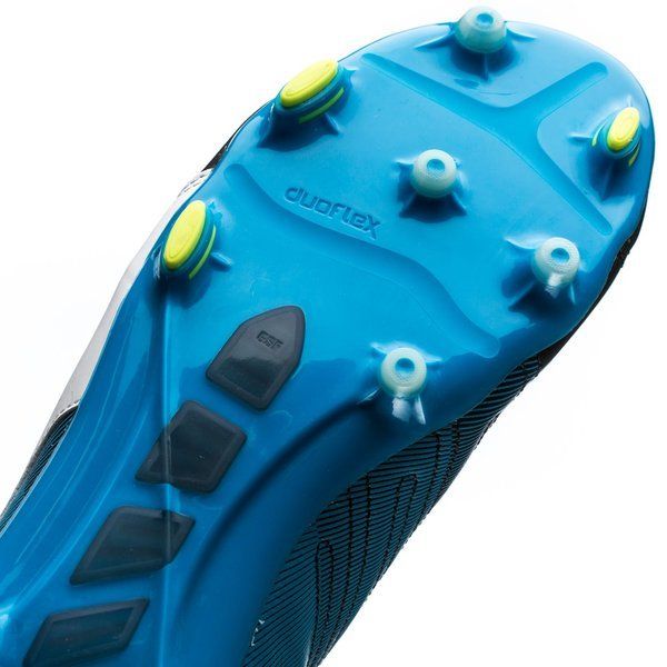 PUMA Evopower 1.3 LT FG Firm Ground Soccer Cleats - Black/White/Atomic Blue - Best Buy Soccer