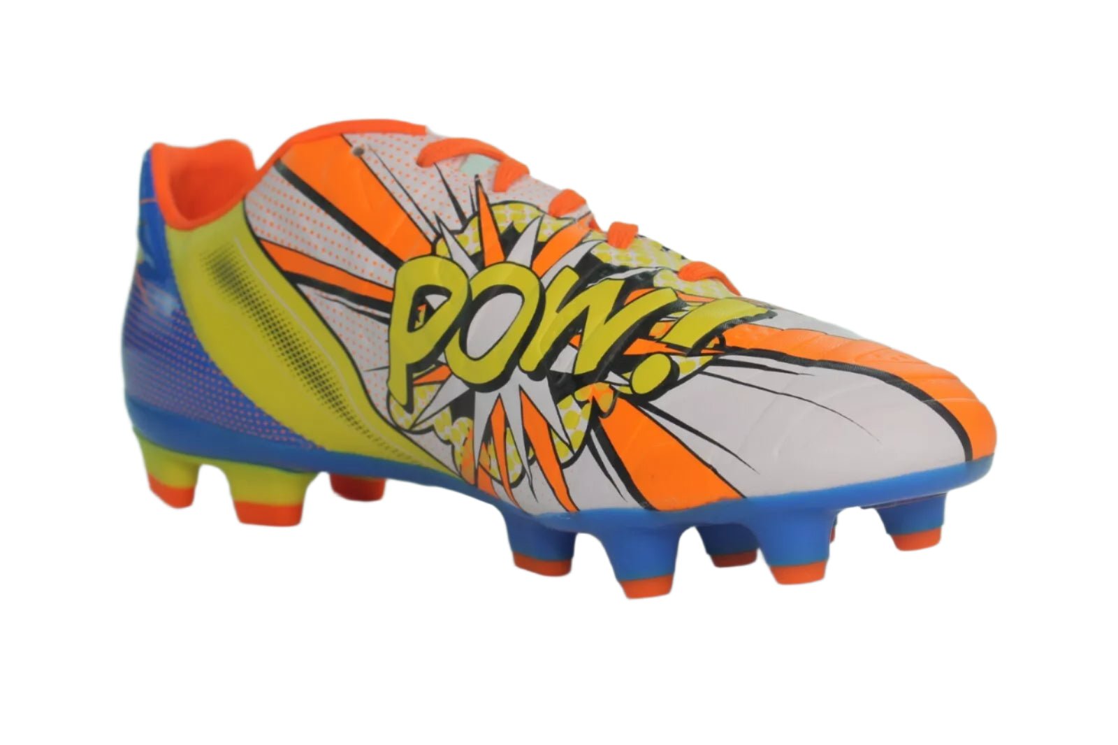 PUMA EvoPOWER 3.2 Pop FG Jr Firm Ground Soccer Cleats White/Orange/Blue - Best Buy Soccer