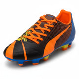 PUMA EvoPOWER 3.2 Pop FG Jr Firm Ground Soccer Cleats White/Orange/Blue - Best Buy Soccer