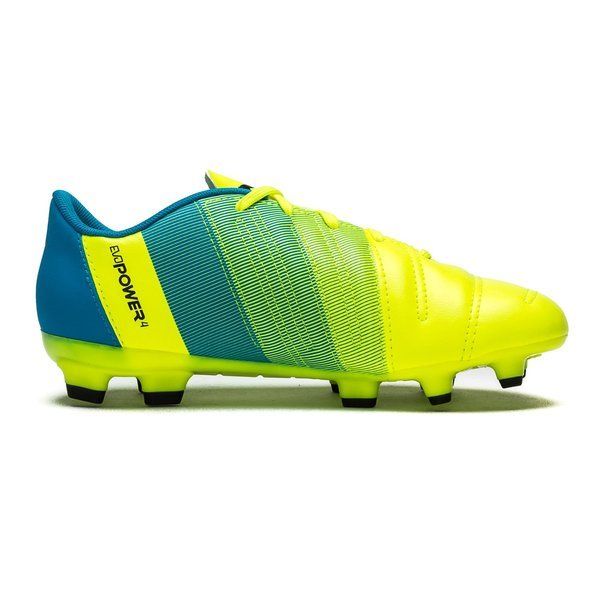 PUMA Evopower 4.3 FG J Firm Ground Youth Soccer Cleats - Safety Yellow/Black - Best Buy Soccer