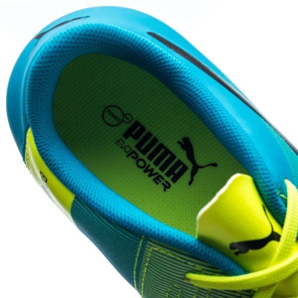 PUMA Evopower 4.3 FG J Firm Ground Youth Soccer Cleats - Safety Yellow/Black - Best Buy Soccer