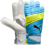 PUMA Evopower Grip 4.3 Goalkeeper Gloves Atomic Blue/Safety Yellow - Best Buy Soccer