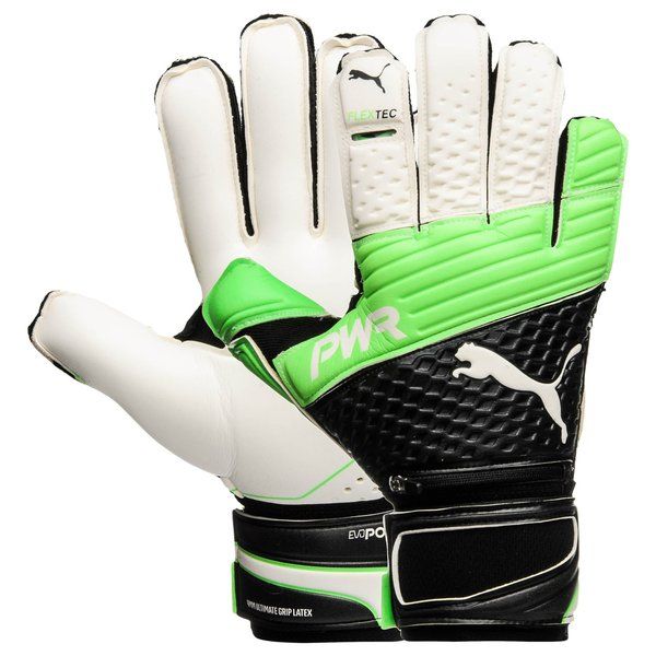 PUMA EvoPower Protect 1.3 Goalkeeper Gloves Green Gecko/Black/White - Best Buy Soccer
