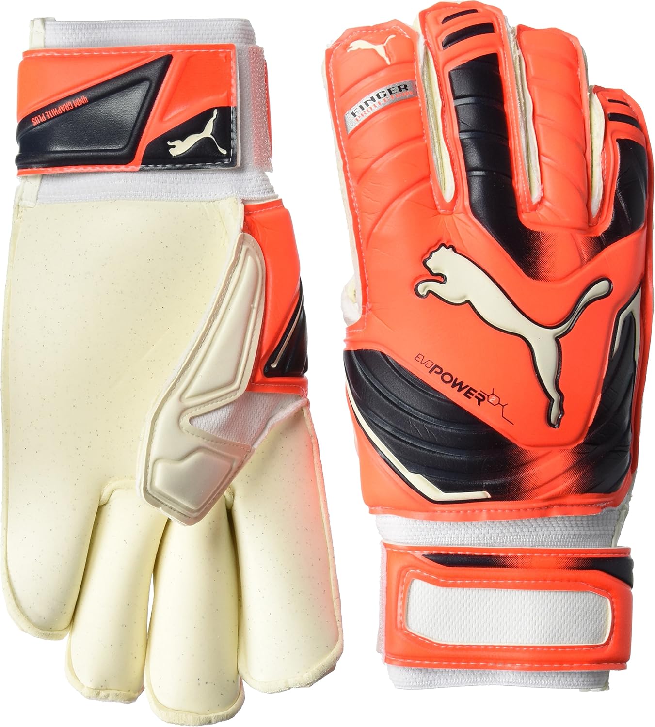 PUMA evoPower Protect 2 Goalkeeper Gloves Coral/Navy - Best Buy Soccer