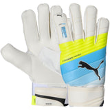 PUMA Evopower Protect 3 Goalkeeper Gloves White/Blue/Yellow - Best Buy Soccer