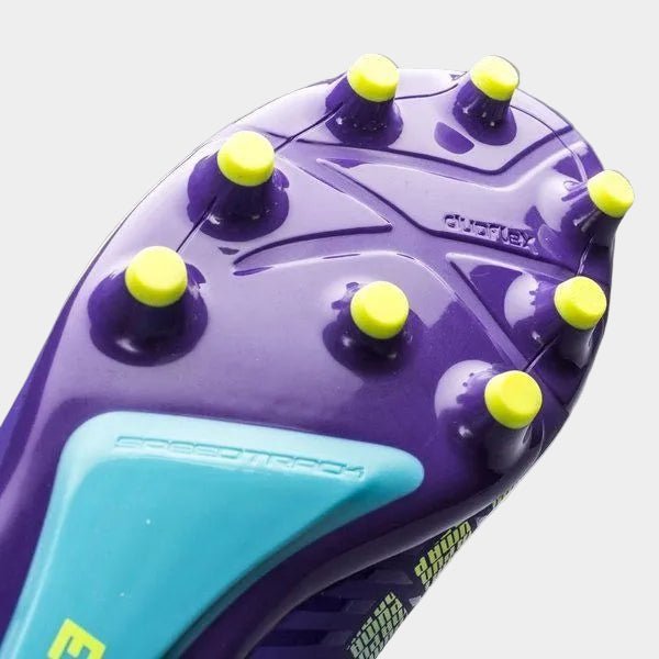 PUMA Evospeed 1.3 FG Firm Ground Soccer Cleats - Prism Violet/Fluro Yellow/Scuba Blue - Best Buy Soccer