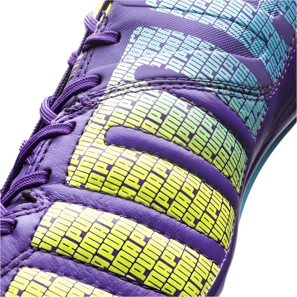 PUMA evoSPEED 1.3 Leather FG Firm Ground Soccer Cleats Purple/Yellow - Best Buy Soccer