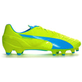 PUMA Evospeed 1.4 FG Firm Ground Cleats Safety Yellow/Blue - Best Buy Soccer