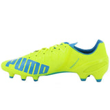 PUMA Evospeed 1.4 FG Firm Ground Cleats Safety Yellow/Blue - Best Buy Soccer