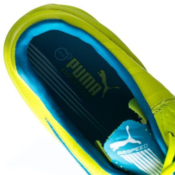 PUMA Evospeed 1.4 Lth FG Firm Ground Soccer Cleats Safety Yellow - Best Buy Soccer