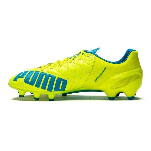 PUMA Evospeed 1.4 Lth FG Firm Ground Soccer Cleats Safety Yellow - Best Buy Soccer