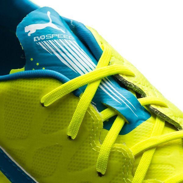 PUMA Evospeed 1.4 Lth FG Firm Ground Soccer Cleats Safety Yellow - Best Buy Soccer