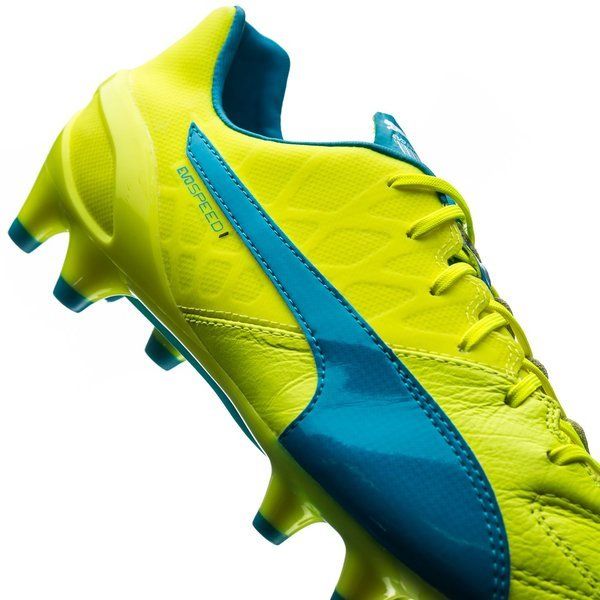 PUMA Evospeed 1.4 Lth FG Firm Ground Soccer Cleats Safety Yellow - Best Buy Soccer