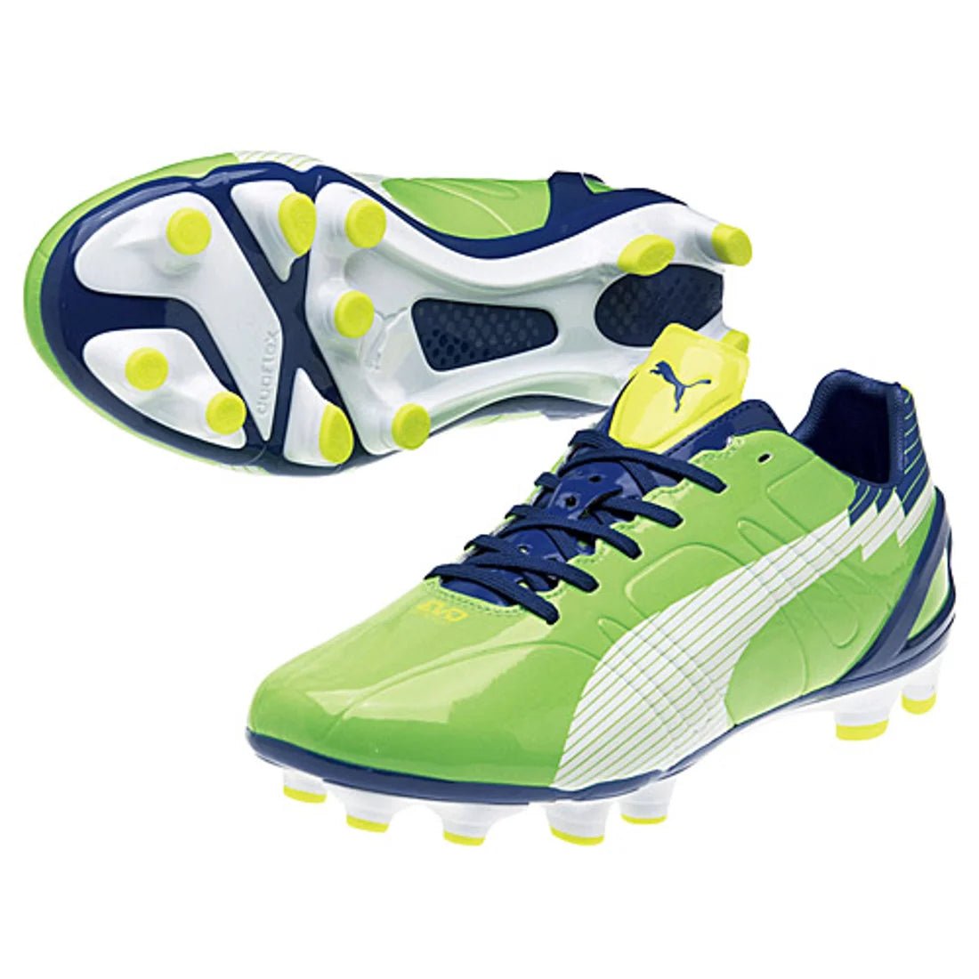 PUMA EvoSpeed 3 FG Men's Soccer Cleats - Green-White - Best Buy Soccer