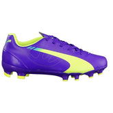 PUMA evoSPEED 5.3 FG JR Purple/Yellow - Best Buy Soccer