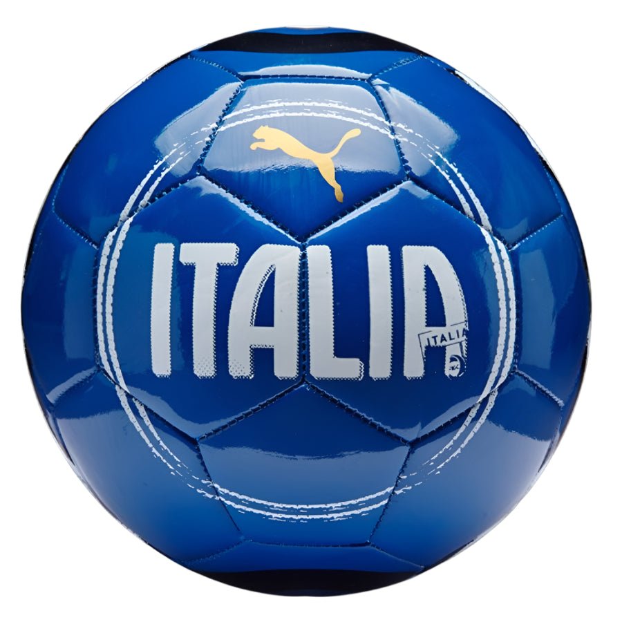 PUMA FIGC Italy Fan Soccer Ball - Blue/Gold - Best Buy Soccer