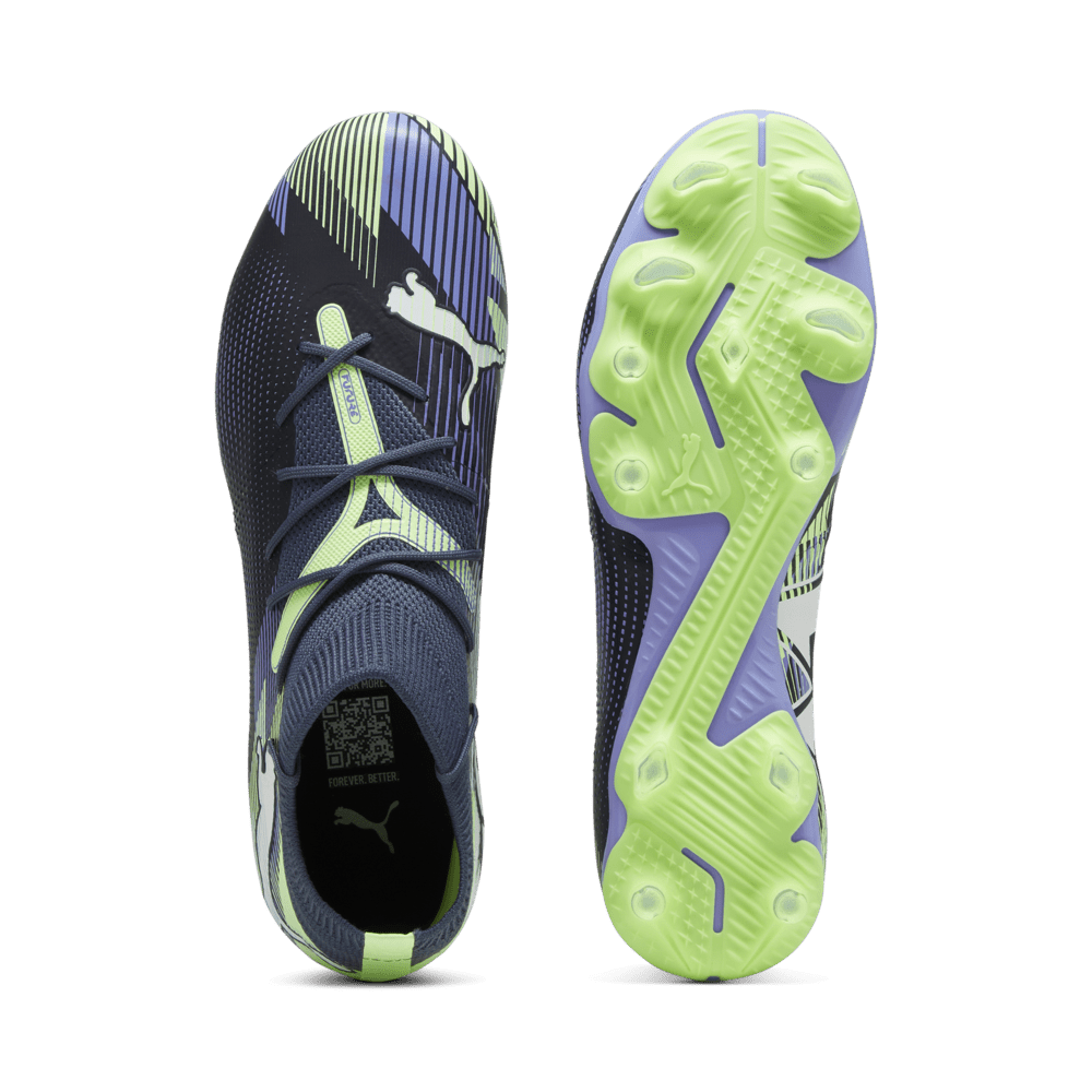 PUMA Future 7 Match FG/AG Football Cleats Multi - Ground Gray Skies/White - Best Buy Soccer