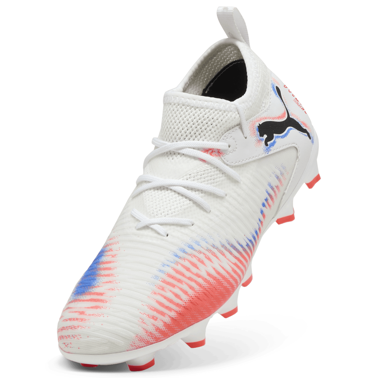 PUMA Future 8 Match FG/AG Firm/Multi - Ground Kids Soccer Cleats - White/Black - Best Buy Soccer