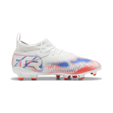 PUMA Future 8 Match FG/AG Firm/Multi - Ground Kids Soccer Cleats - White/Black - Best Buy Soccer