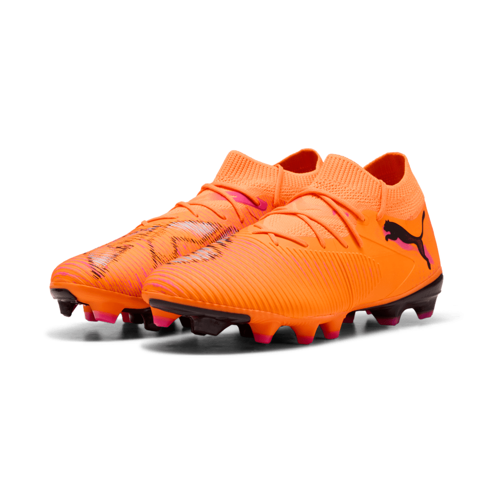 PUMA Future 8 Match FG/AG Men's Soccer Cleats - Orange/Black - Best Buy Soccer