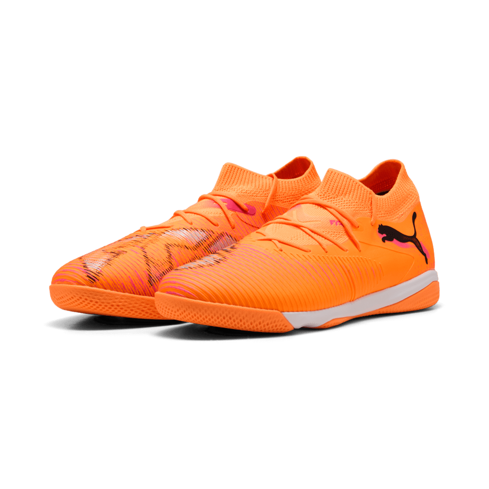 PUMA Future 8 Match IT Men's Soccer Shoes - Orange/Black - Best Buy Soccer