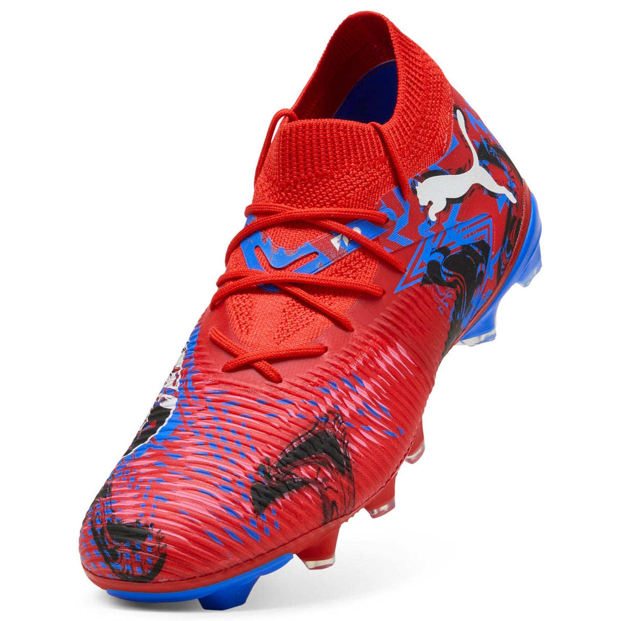 PUMA Future 8 Match Play Makers FG/AG Men's Soccer Cleats - Red/Black/Blue - Best Buy Soccer