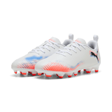 PUMA Future 8 Play FG/AG Firm/Multi - Ground Kids Soccer Cleats - White/Black - Best Buy Soccer