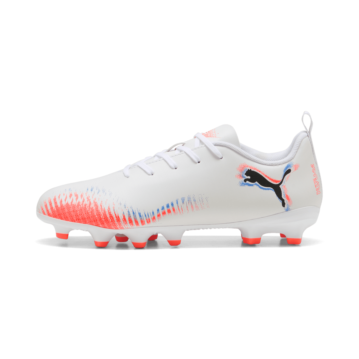 PUMA Future 8 Play FG/AG Firm/Multi - Ground Kids Soccer Cleats - White/Black - Best Buy Soccer