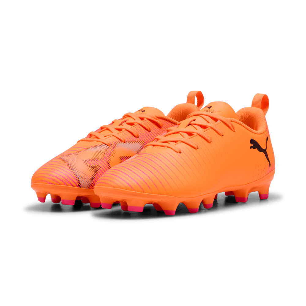 PUMA Future 8 Play FG/AG Youth Soccer Cleats - Orange/Black - Best Buy Soccer