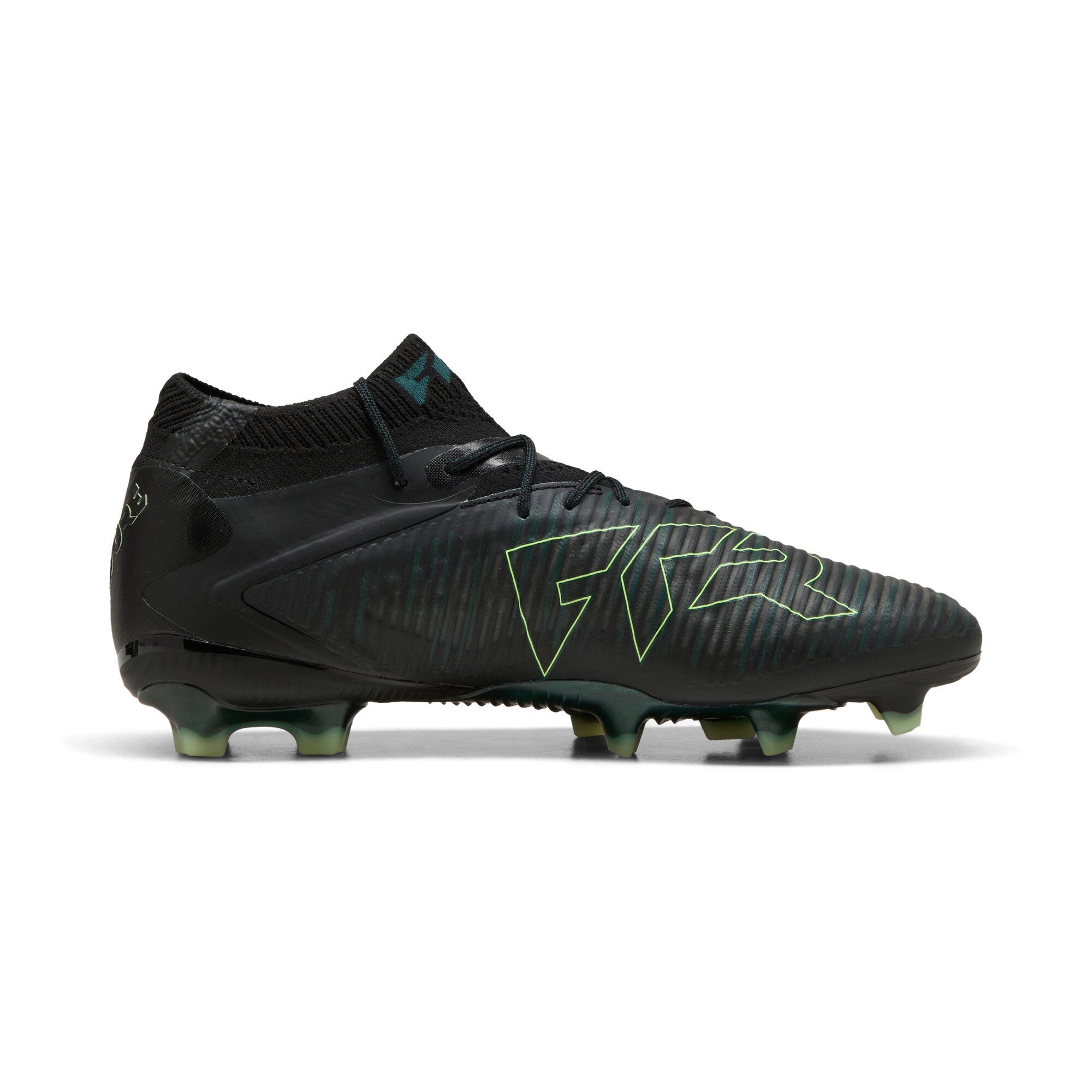 PUMA Future 8 Ultimate Firm Ground Soccer Cleats - Black/Green - Best Buy Soccer