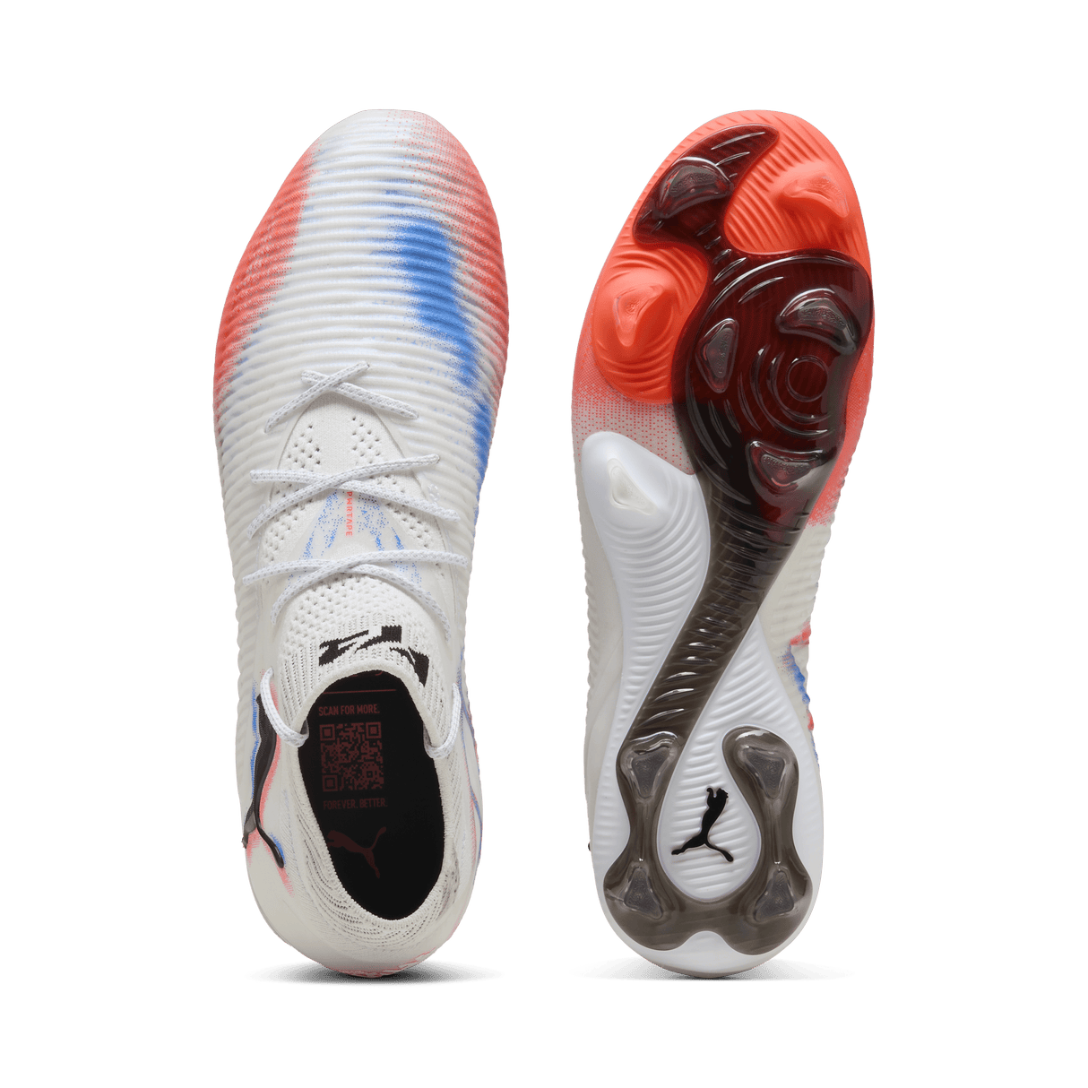 PUMA Future 8 Ultimate Firm Ground Soccer Cleats - White/Black - Best Buy Soccer