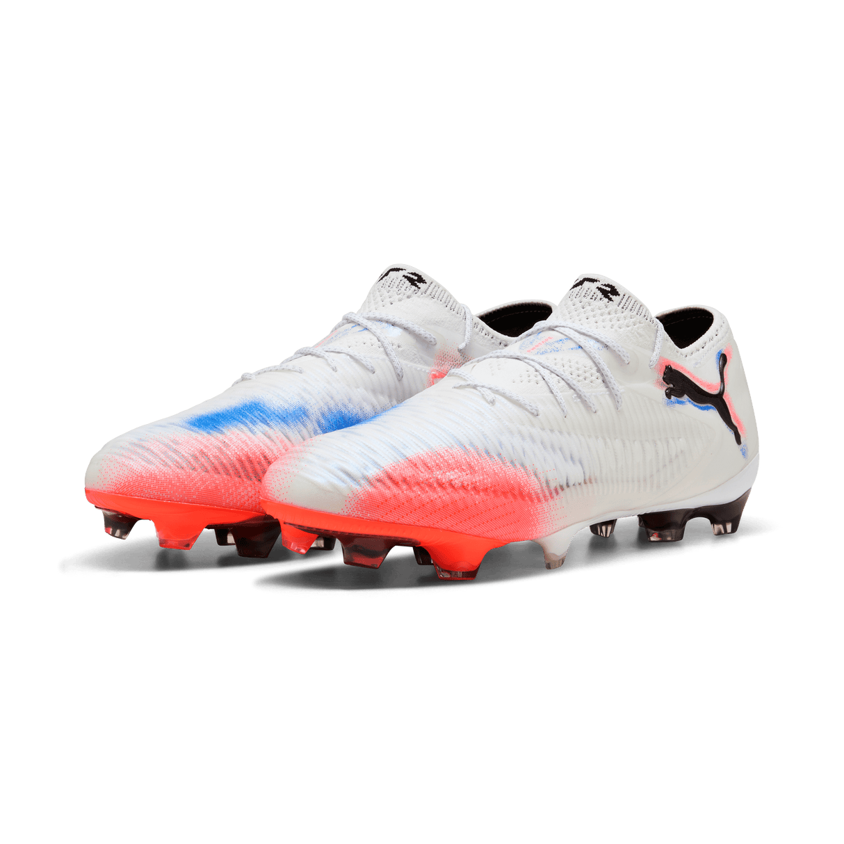 PUMA Future 8 Ultimate Low Firm Ground Soccer Cleats - White/Black - Best Buy Soccer