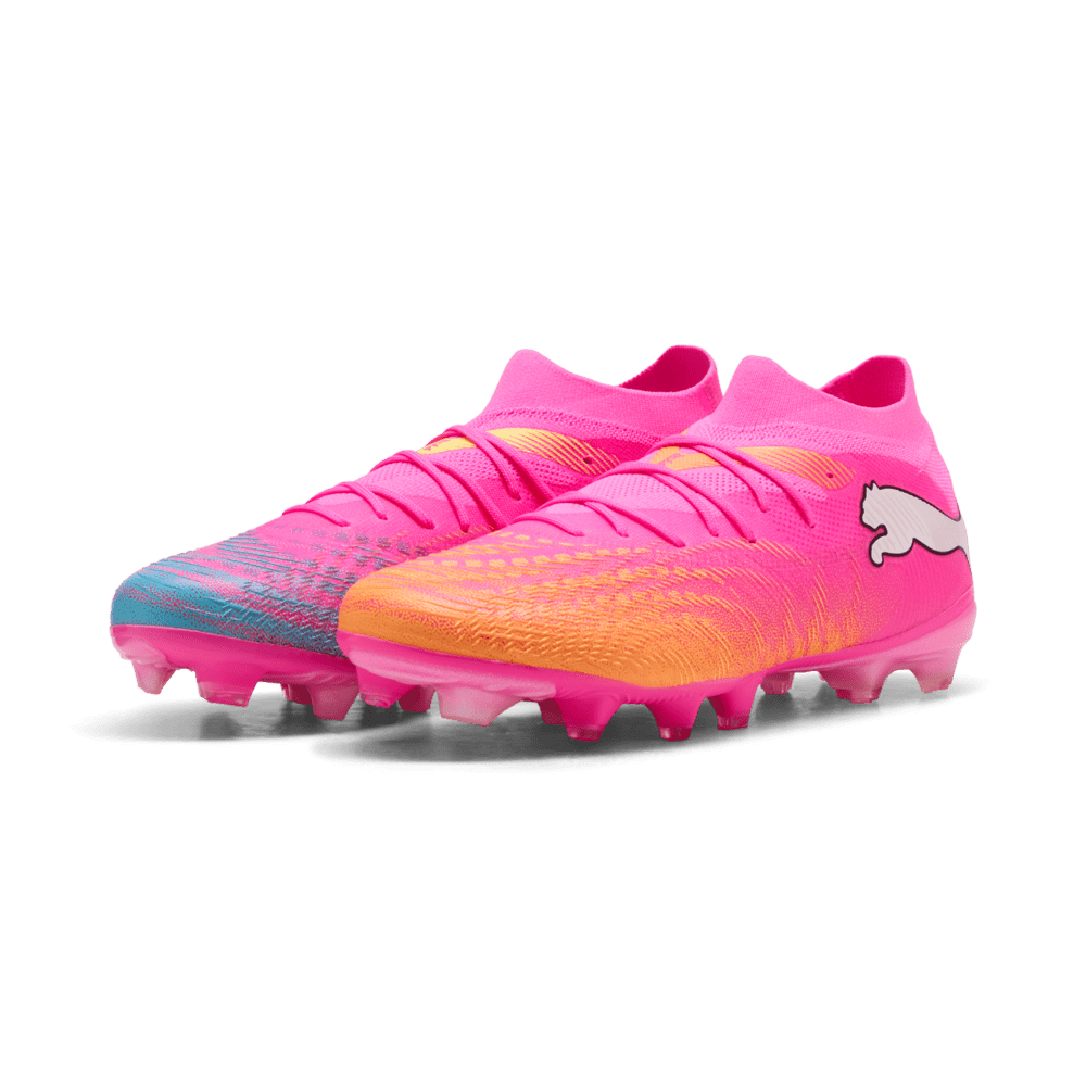 PUMA Future 9 Match FG/AG Firm Ground/Artificial Ground Men's Soccer Cleats - Pink/Aqua/White - Best Buy Soccer
