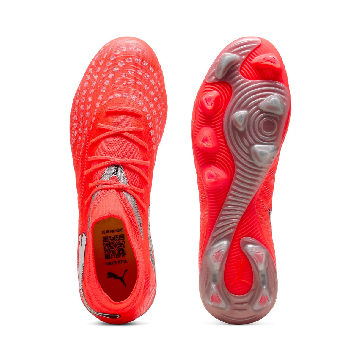 PUMA Future 9 Match FG/AG Firm/Multi-Ground Men's Soccer Cleats - Red/White/Black - Best Buy Soccer