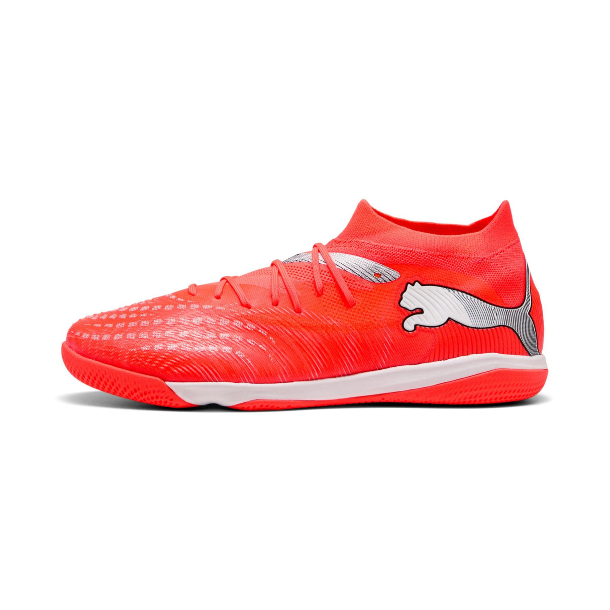 PUMA Future 9 Match IT Indoor Men's Soccer Shoes - Red/White/Black - Best Buy Soccer