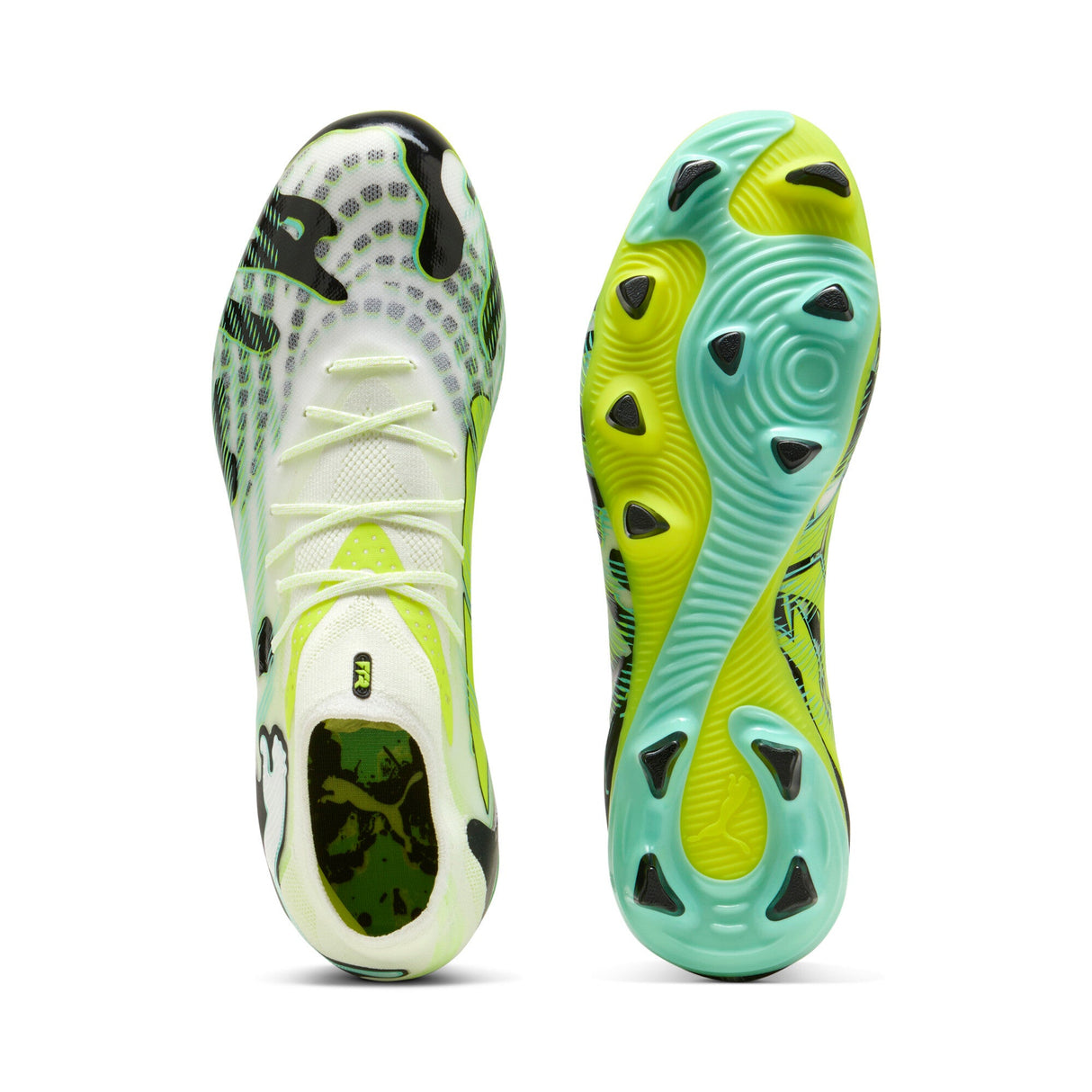 PUMA Future 9 Pro Creativity FG/AG Firm/Multi-Ground Men's Soccer Cleats - Yellow/Mint - Best Buy Soccer