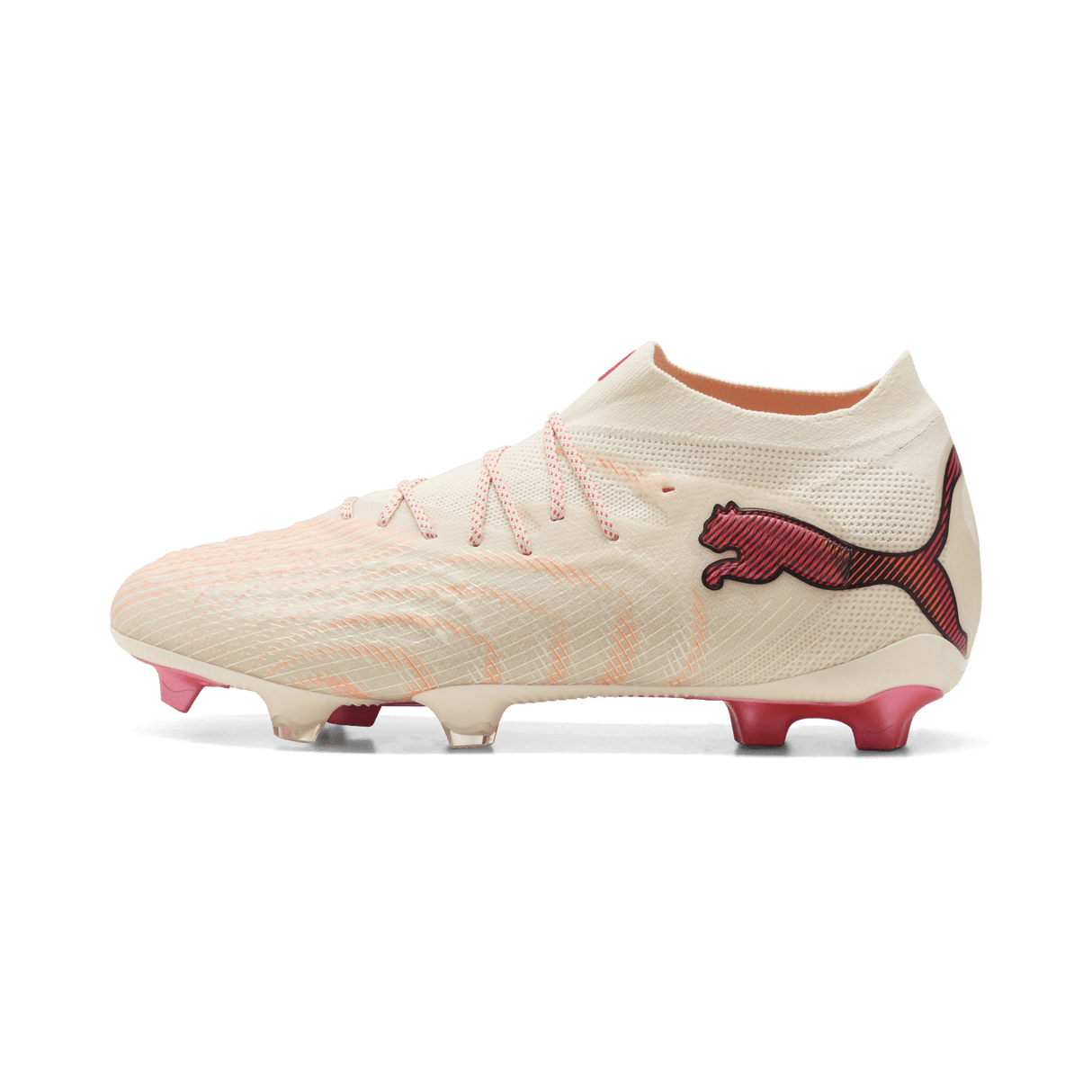PUMA Future 9 Ultimate FG Firm Ground Men's Soccer Cleats - White/Red - Best Buy Soccer