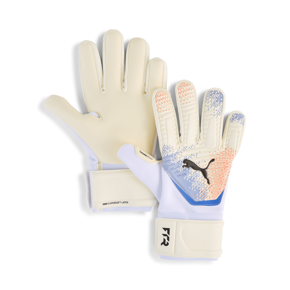 PUMA Future Match Negative Cut Goalkeeper Gloves White/Red - Best Buy Soccer
