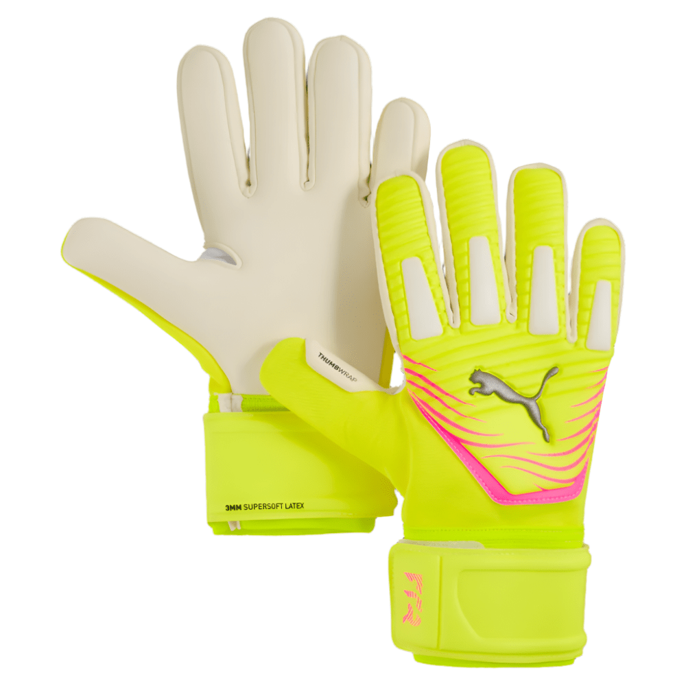 PUMA Future Match Negative Cut Goalkeeper Gloves Yellow - Best Buy Soccer
