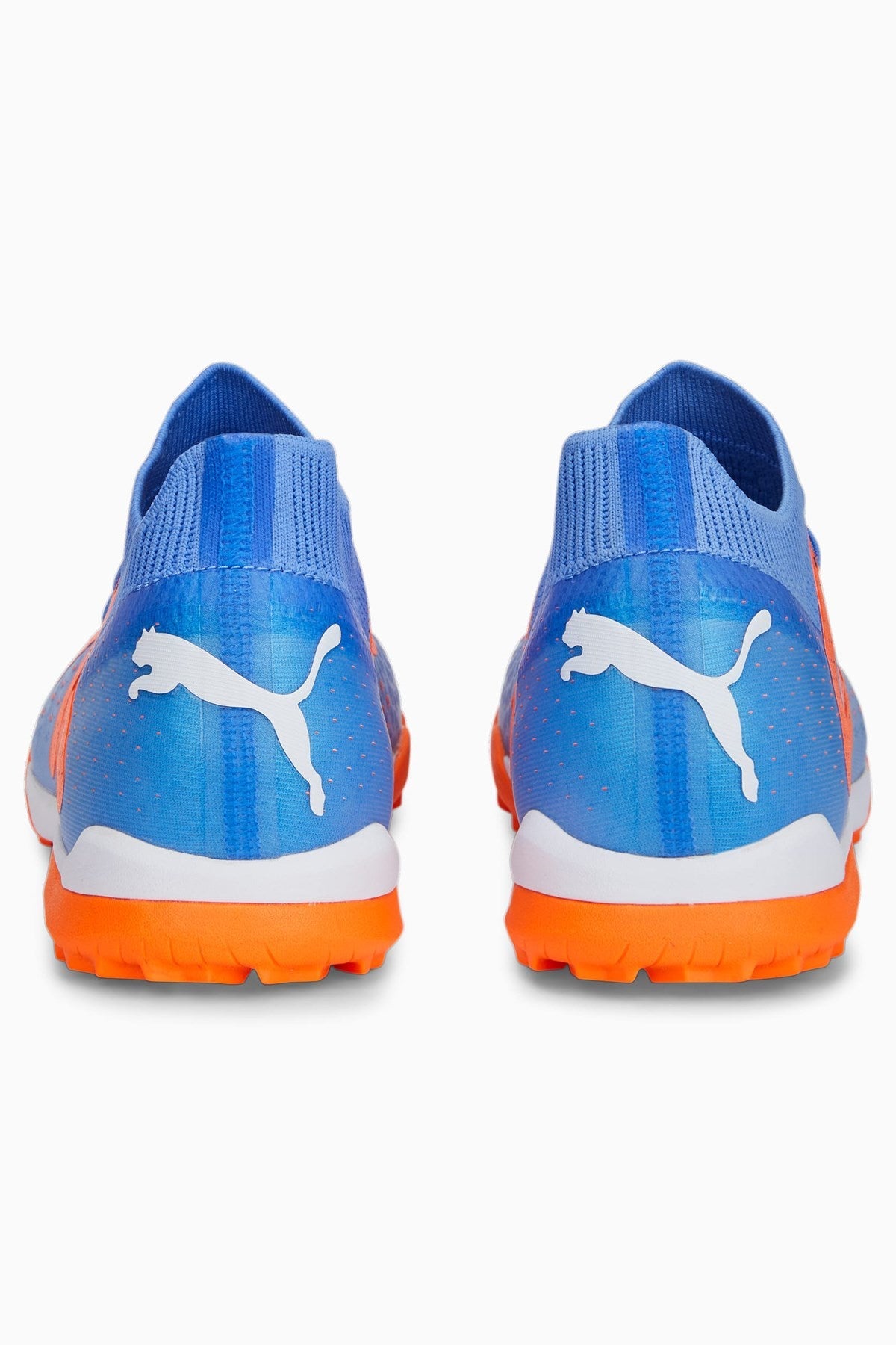 PUMA Future Match TT Turf Men's Soccer Cleats - Blue Glimmer/White/Ultra Orange - Best Buy Soccer