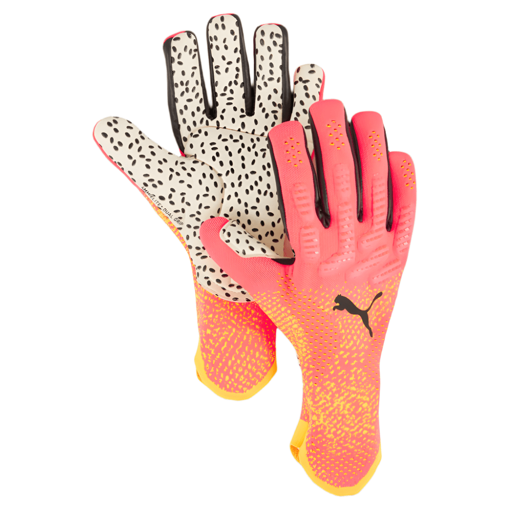 PUMA Future Ultimate NC Goalkeeper Gloves Sunset Glow/Sun Stream/Black - Best Buy Soccer