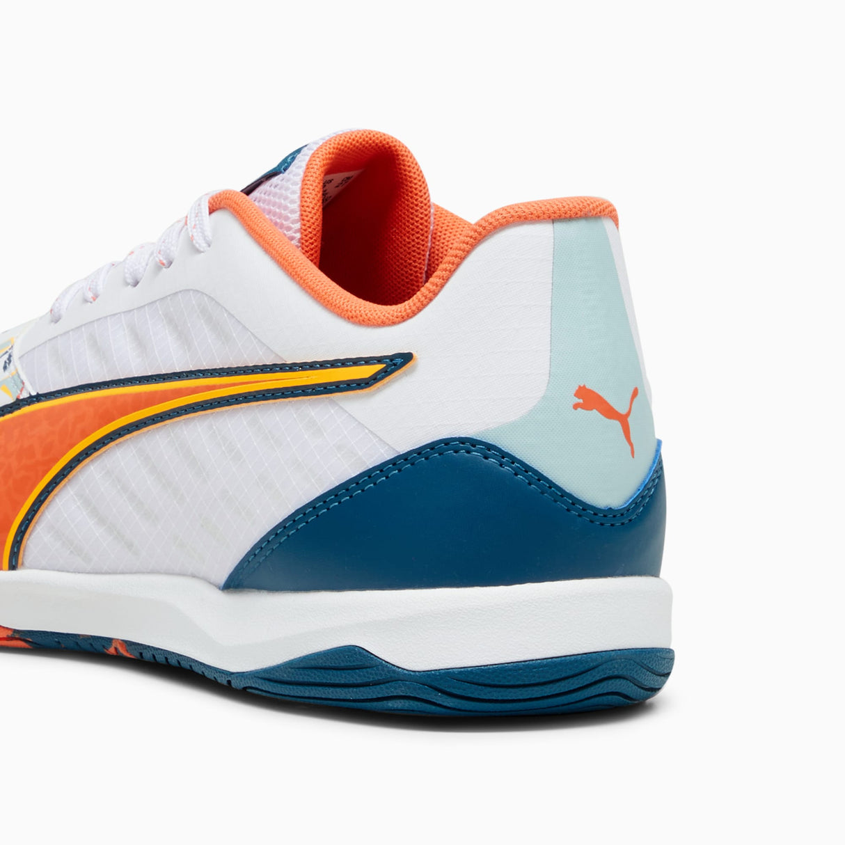 PUMA Ibero IV Creativity White/Turquoise Indoor Shoes - Best Buy Soccer