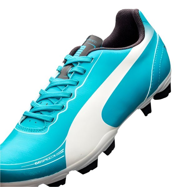 PUMA Kid's evoSPEED 5.2 FG Firm Ground Soccer Cleats Jr Purple/Blue Bird/White - Best Buy Soccer