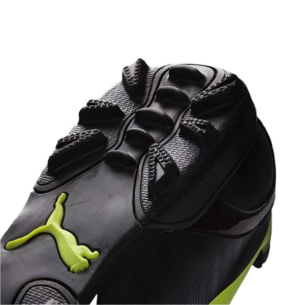 PUMA Kid's evoSPEED 5.2 TT Jr Turf Football Boots Black/Fluo Yellow/Brilliant Blue - Best Buy Soccer