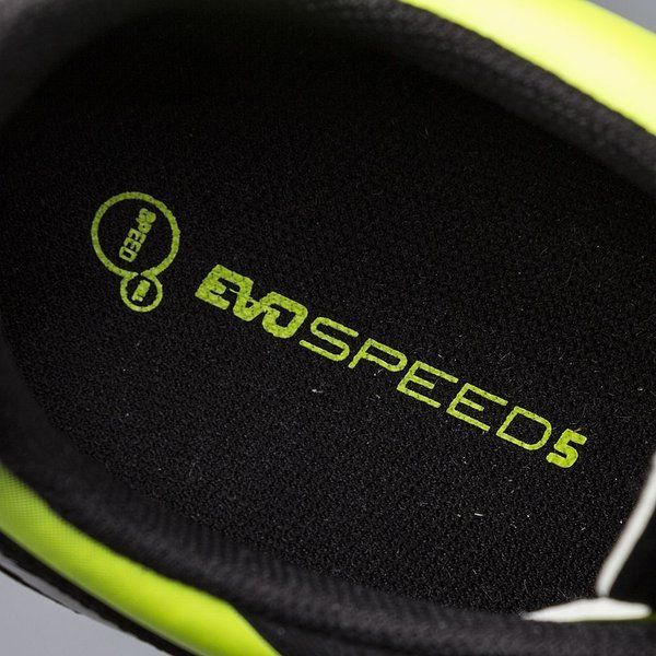 PUMA Kid's evoSPEED 5.2 TT Jr Turf Football Boots Black/Fluo Yellow/Brilliant Blue - Best Buy Soccer