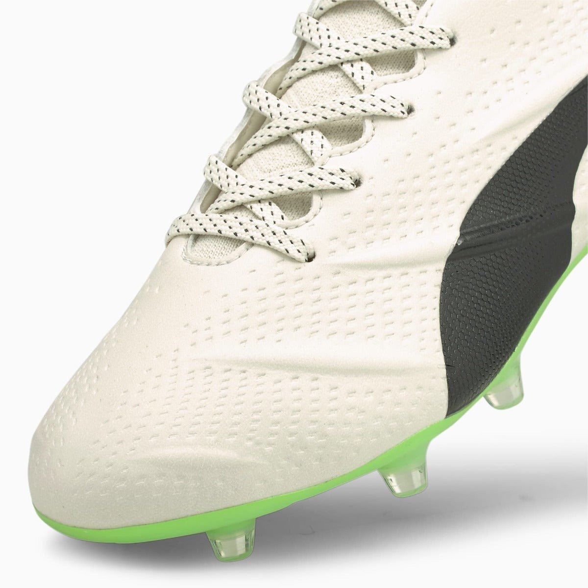 PUMA King Platinum 21 Vegan FG/AG Multi - Ground Soccer Cleats Glow/Black/Green - Best Buy Soccer