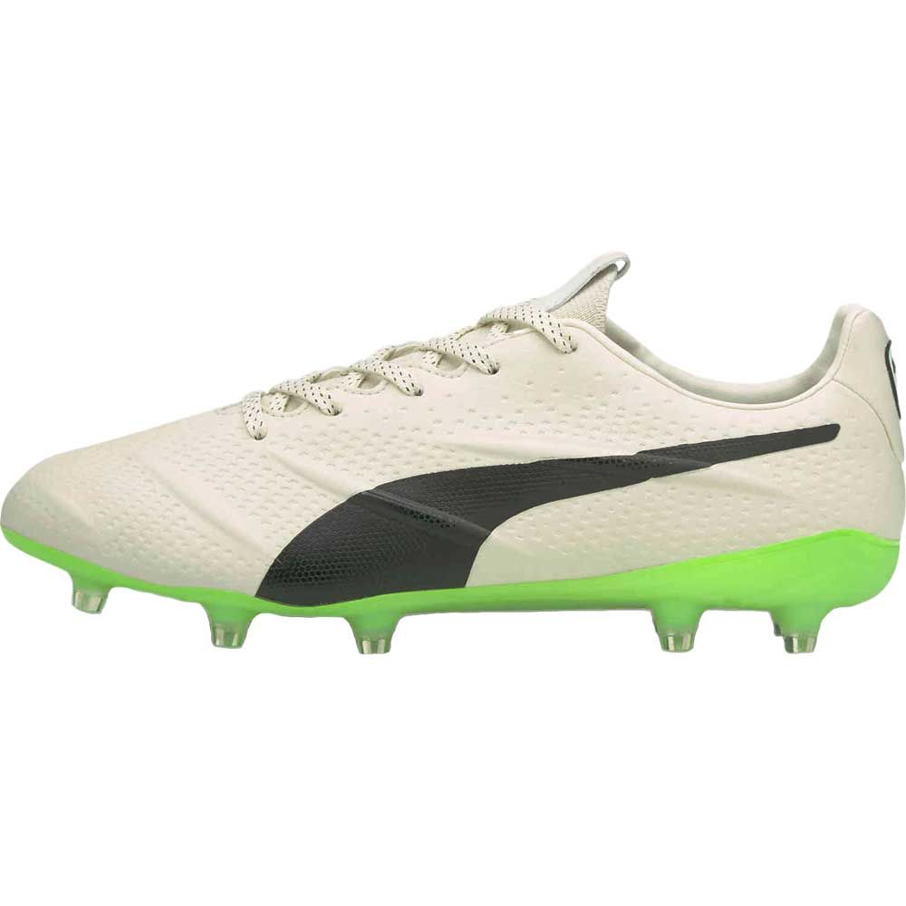 PUMA King Platinum 21 Vegan FG/AG Multi - Ground Soccer Cleats Glow/Black/Green - Best Buy Soccer