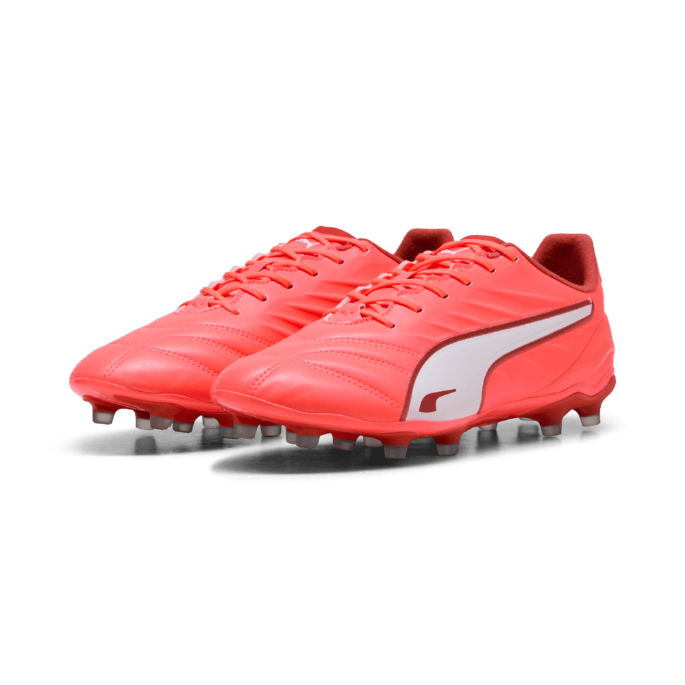 PUMA King Pro FG/AG FG/AG Firm/Multi - Ground Soccer Cleats Red - Best Buy Soccer