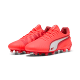 PUMA King Ultimate FG/AG Firm/Multi - Ground Soccer Cleats Red - Best Buy Soccer